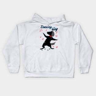 Dancing dog Kids Hoodie